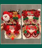 Christmas Glasses Frame for Women, Internet Celebrity Funny Reindeer Glasses, Funny Photo Props, Children's Small Gifts, Couple Decorations