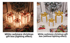 Cross-Border New Christmas Gift Box Three-Piece Set Foldable Glowing LED Light String Props Gift Box Ornament Decoration Light